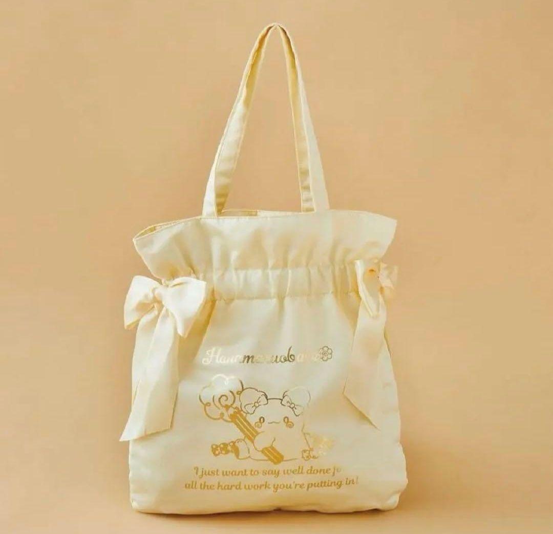はなまるおばけ メゾンドフルール　ダブルリボン　トートバッグ　受注生産品 Maison de FLEUR】大人気サンリオのキャラクターコラボより初の