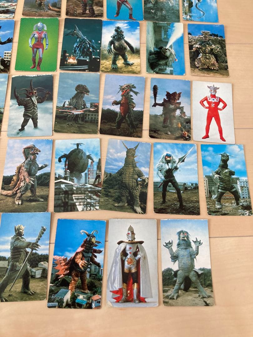 ウルトラマン レトロカード 89枚 ウルトラ怪獣 昭和 当時物 デッド