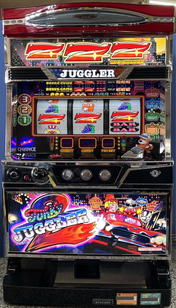 ファンキージャグラー2 パチスロ実機 コイン不要機付 ✨送料無料
