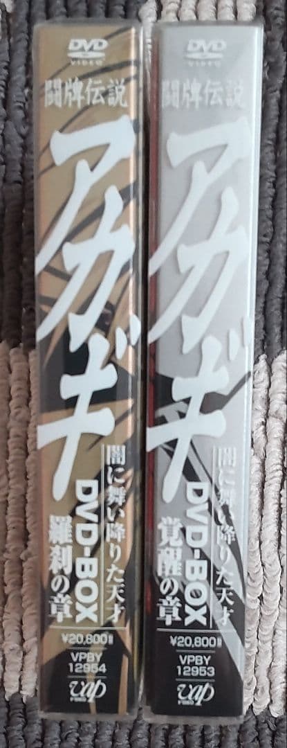 アカギ DVD 『覚醒の章 』『羅刹の章』セット