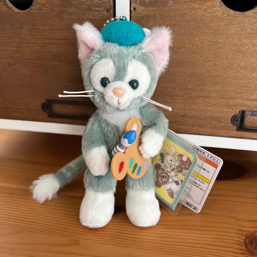 ジェラトーニ 筆 パレット ぬいぐるみバッジ ディズニー タグ付き