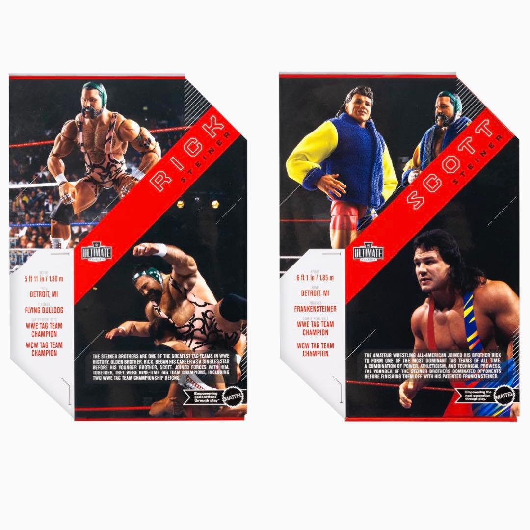 新品未使用未開封】WWE 公式 シュタイナーブラザーズ フィギュア 日本