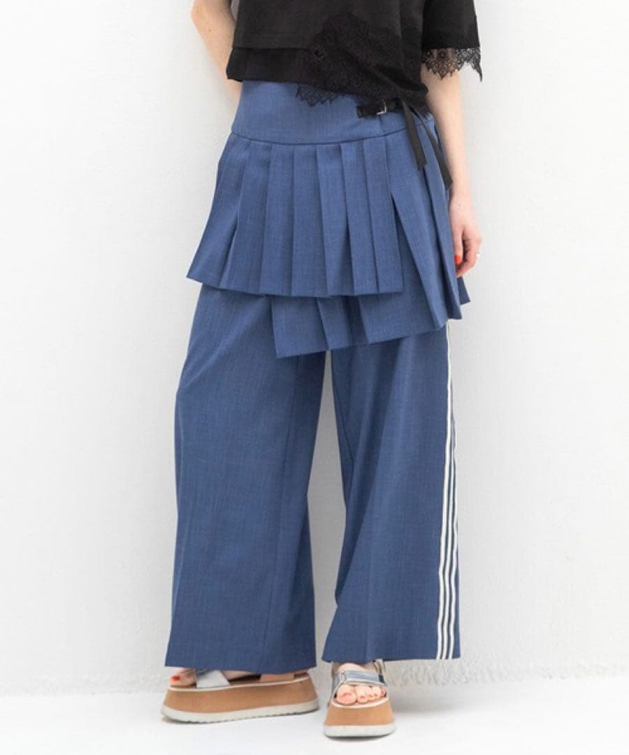 モ*ン様 AULA AILA プリーツスカートレイヤードパンツ R7_1_7_0599_0ff59253-3201-4704
