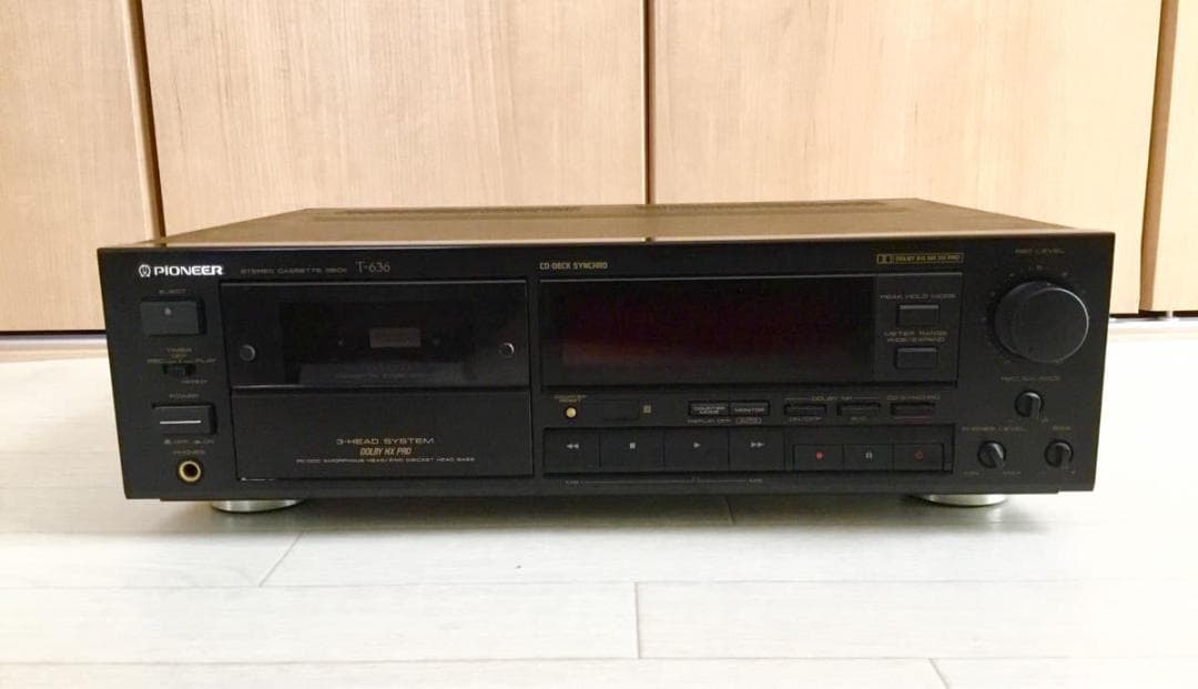 Pioneer パイオニア カセットデッキ T-636 録音 再生 ジャンク - メルカリ