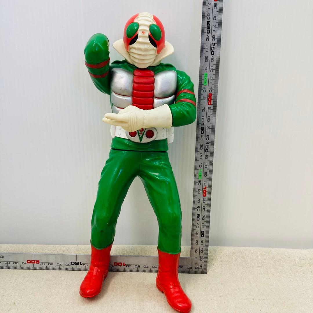 仮面ライダー V3 フィギュア ソフビ ビッグサイズ レア バンダイ 1992