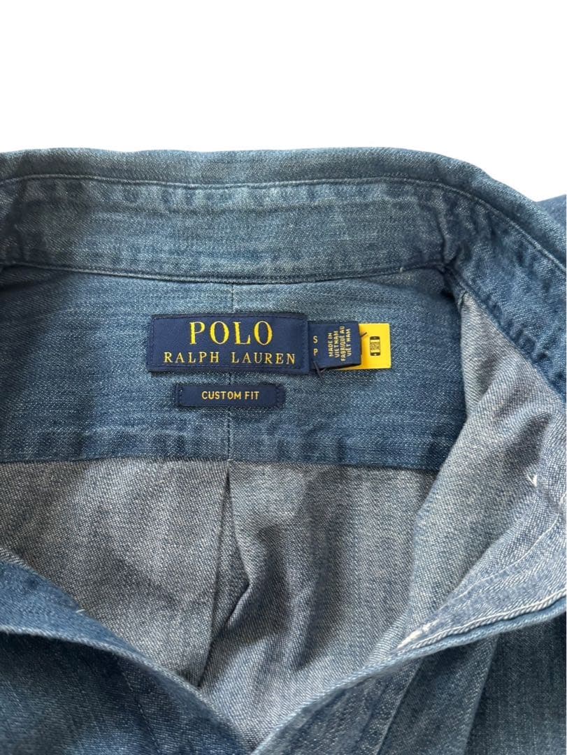 新品未着用】ポロラルフローレン大人気オーバーサイズダンガリーシャツ