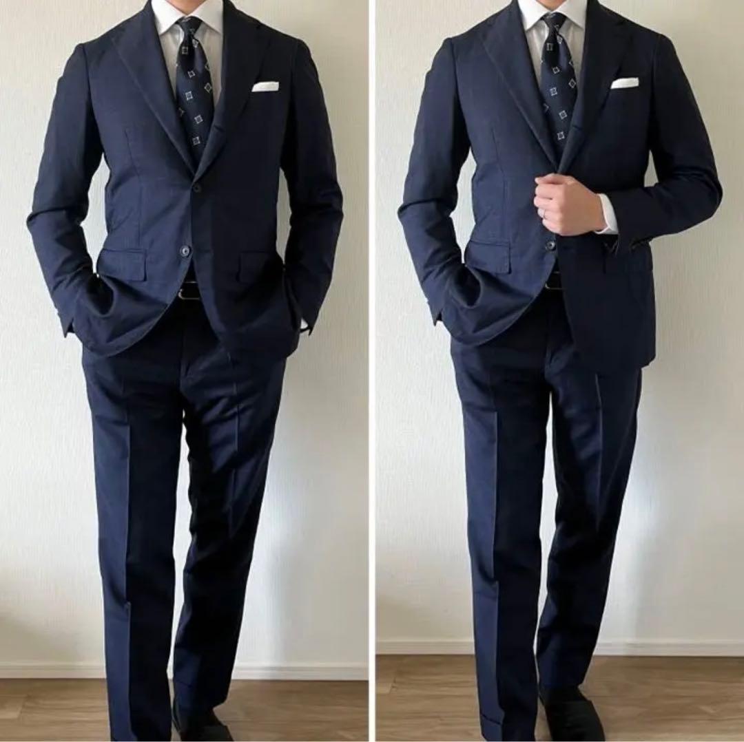 ほぼ未使用】ブリッラペルイルグストビジネススーツ46 ビームスbeams f