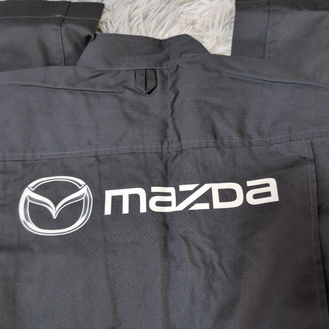 新品未使用 MAZDA スタッフ つなぎ作業着 長袖 夏用 LL エンジニア