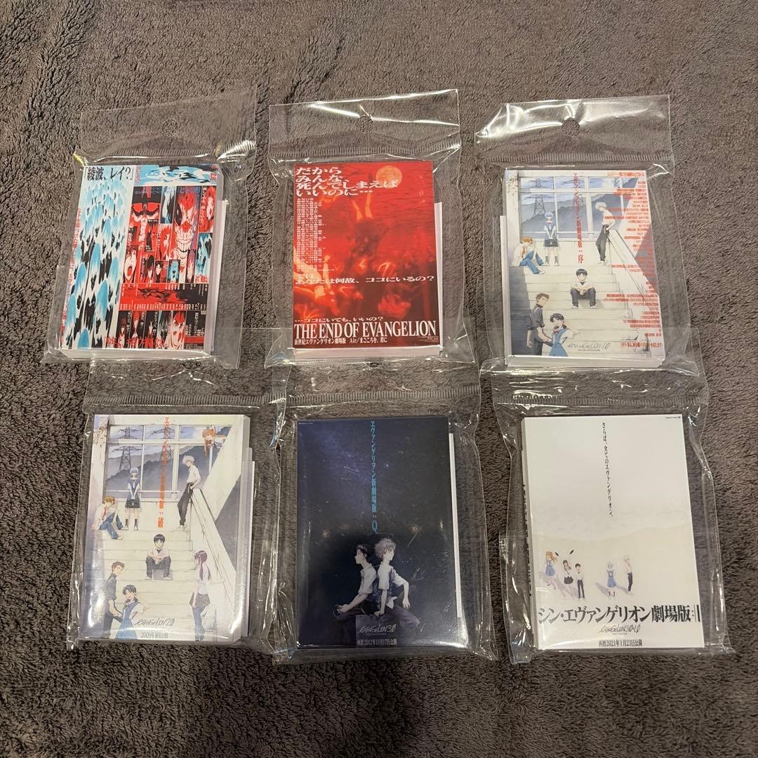 エヴァンゲリオン 映画 ポスターアクリルブロック 全作セット