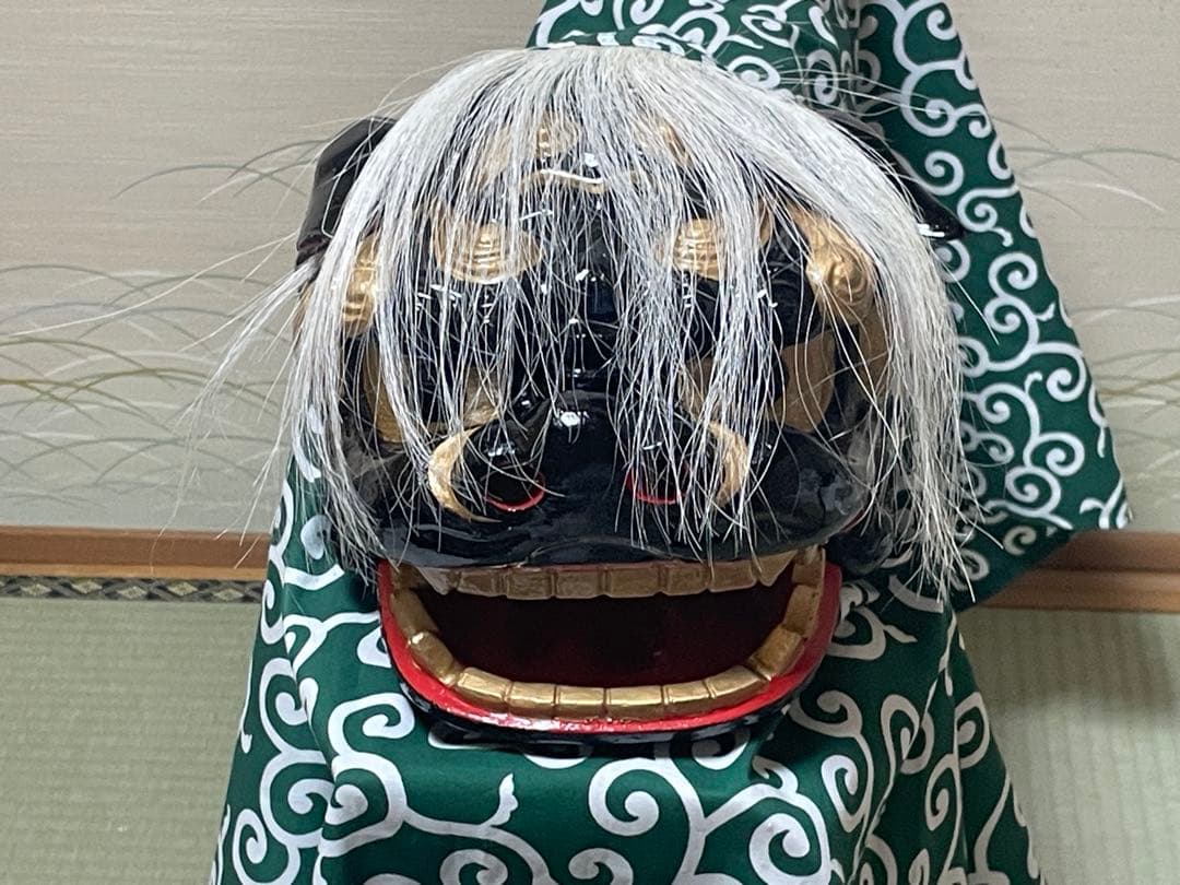 はなちゃん様専用 特注黒獅子 昼神小獅子造形工房作 - メルカリ