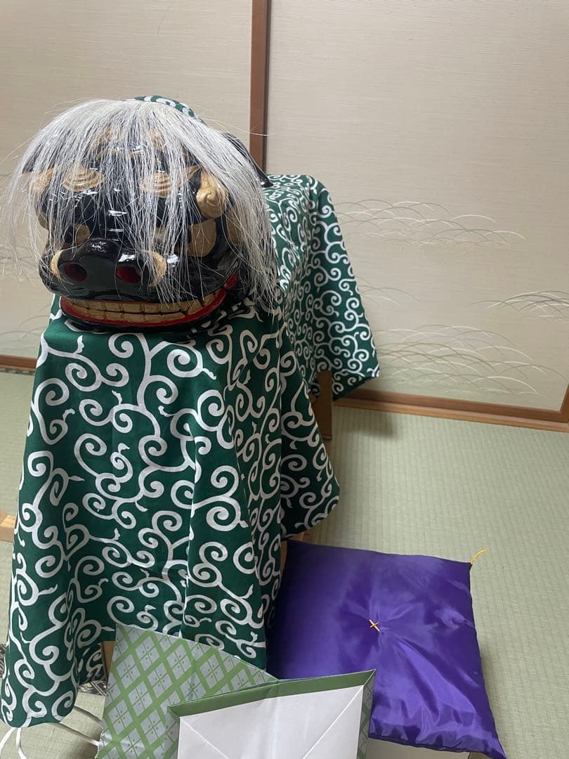 はなちゃん様専用 特注黒獅子 昼神小獅子造形工房作 - メルカリ