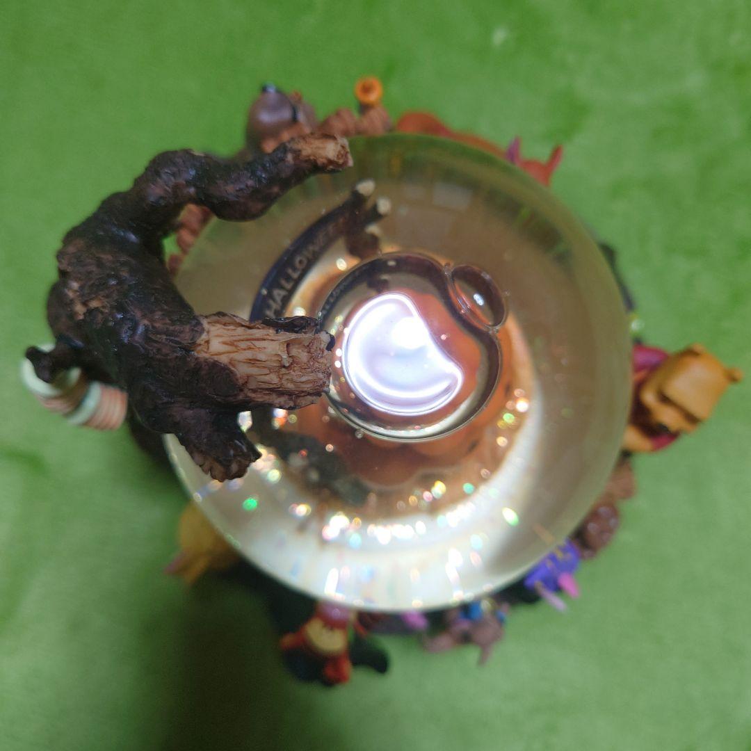 スノードーム ディズニー イーヨー プーさん ハロウィン オルゴール付き