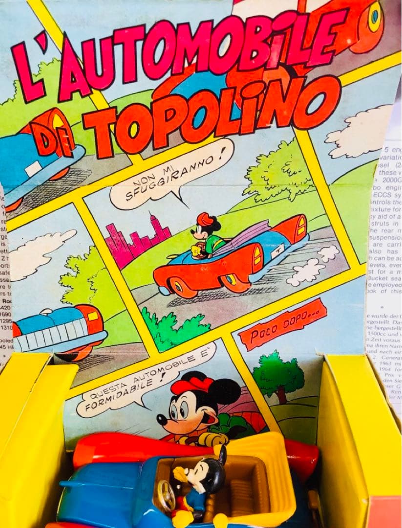 ミニカー ポリトイズ ミッキーマウス ミニカー Art. 602 ディズニー