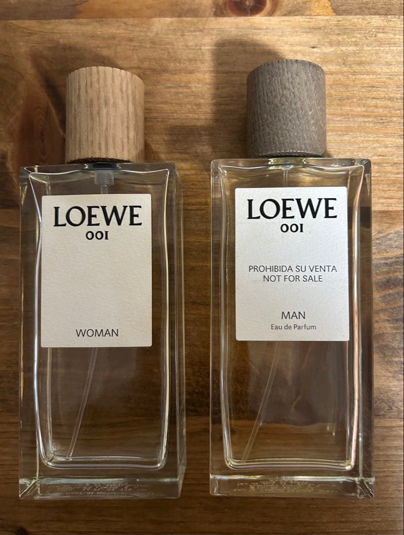 ロエベ　001 MAN WOMAN オードパルファン　ペア100ml LOEWE（ロエベ） 並行輸入品 香水 LOEWE 001 ウーマン