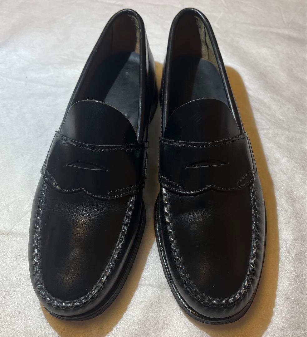 【美品】G.H.Bass ローファー 本革 ブラック 61/2D