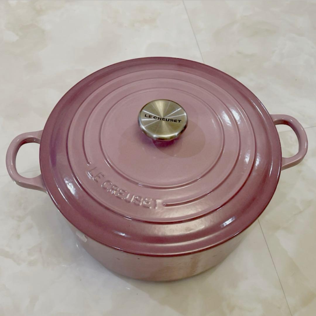 ル・クルーゼ ココット ロンド モーヴピンク 鍋 限定カラー - メルカリ