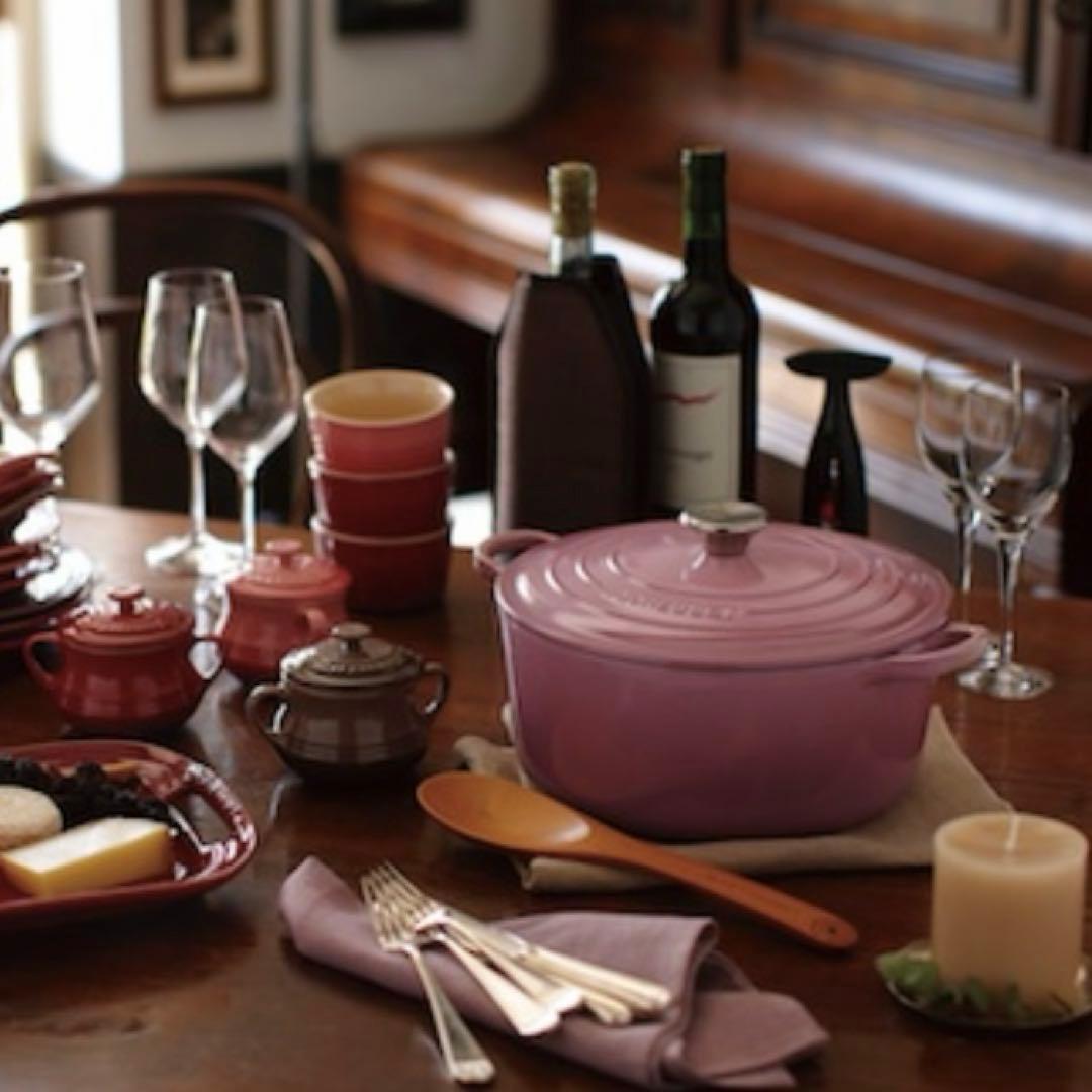 ル・クルーゼ ココット ロンド モーヴピンク 鍋 限定カラー - メルカリ