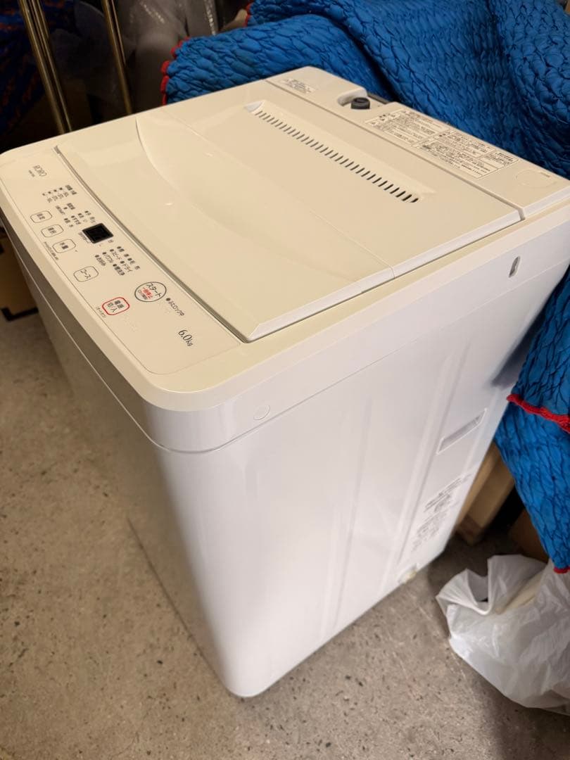 【美品】RORO 縦型洗濯機 6.0kg 2023年製