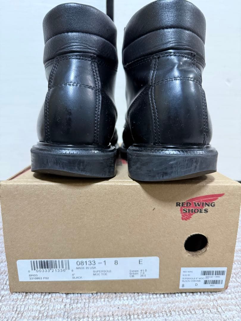 RED WING SUPERSOLE 6”MOC 8133 木村拓哉着用モデル - メルカリ