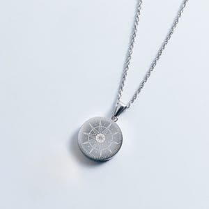 mamorareシルバー 電磁波カットネックレス/マモラレ/新品未使用未開封