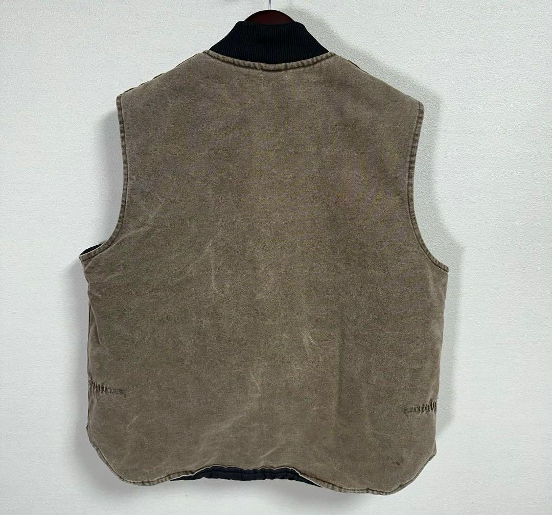 80s 90s 鬼フェード Carhartt ダックベスト USA製 - メルカリ