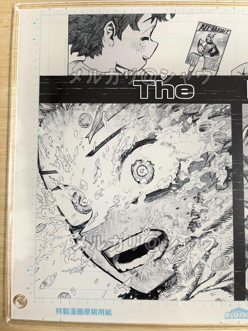 僕のヒーローアカデミア 原稿風アクリルアート vol.1 爆豪 緑谷 全サ