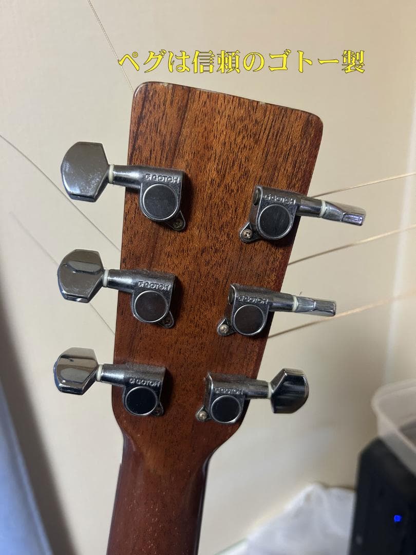トップ単板 ゴトーペグ 2001年 寺田楽器製 BeeBird 調整済み アコギ