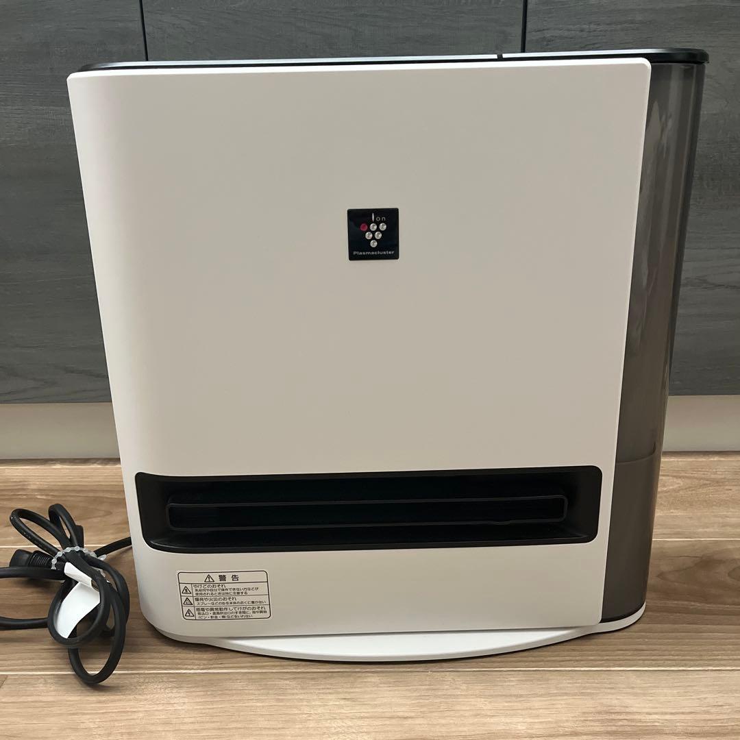 シャープ 加湿 セラミックファンヒーター 暖房 ホワイト HX-PK12-W