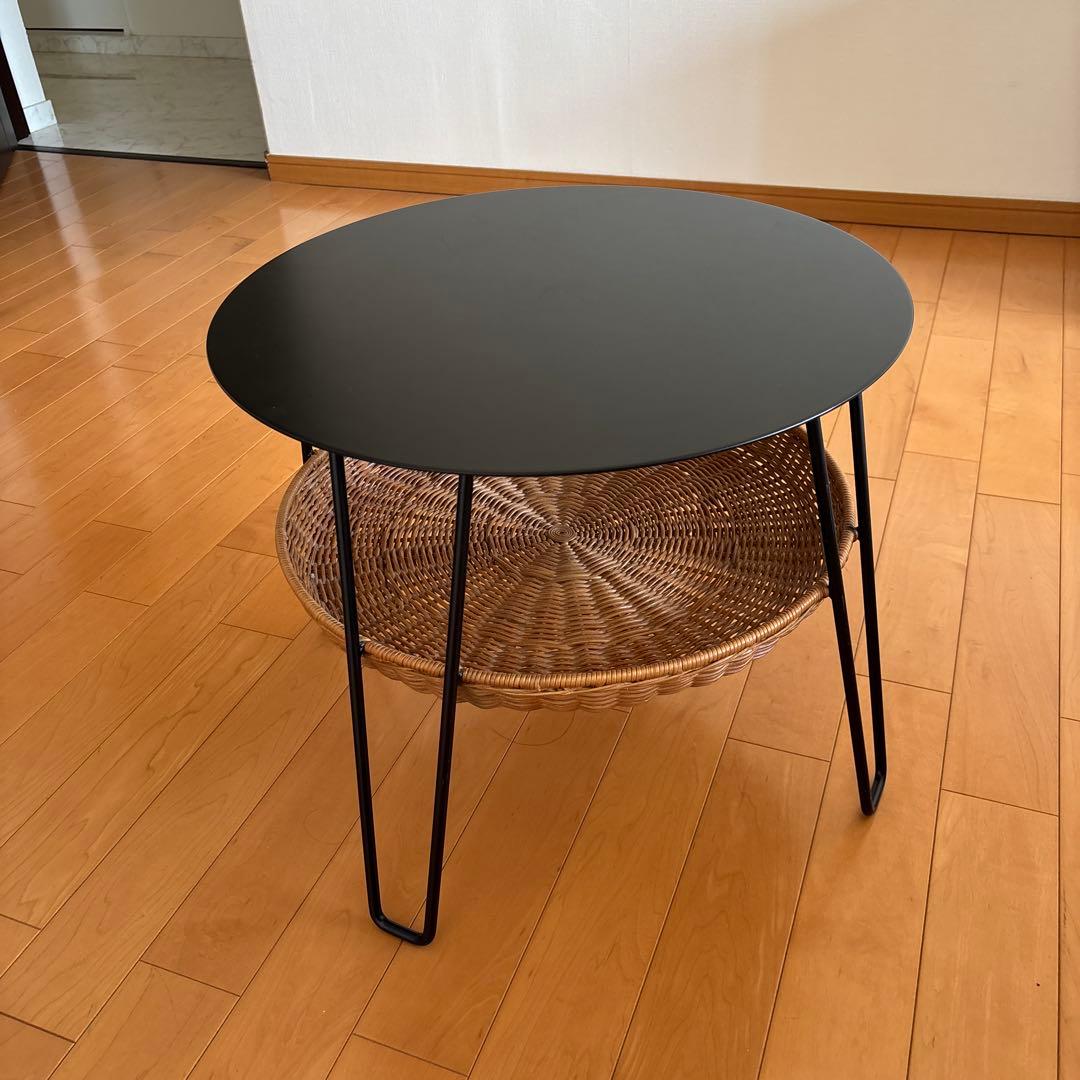 IDEE WALLABY LOW TABLE ROUND Black