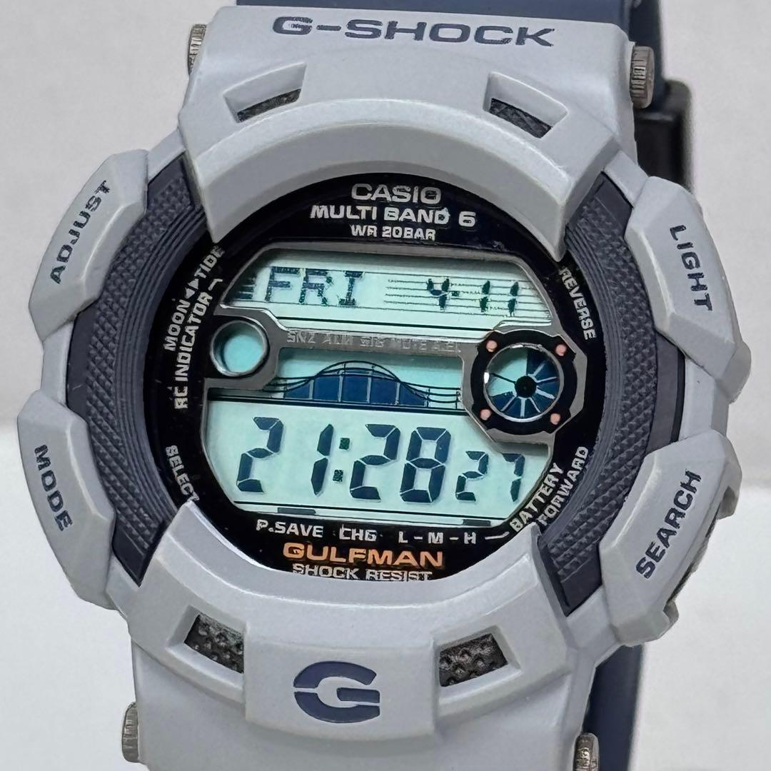 極美品 G-SHOCK GW-9110ER ガルフマン 電波ソーラー ネイビー - メルカリ