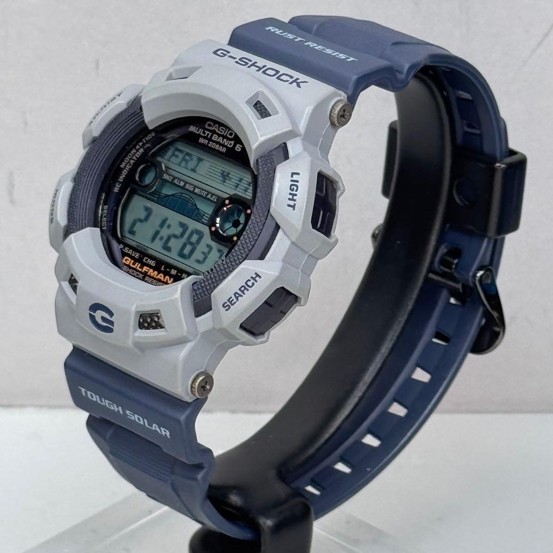 極美品 G-SHOCK GW-9110ER ガルフマン 電波ソーラー ネイビー - メルカリ