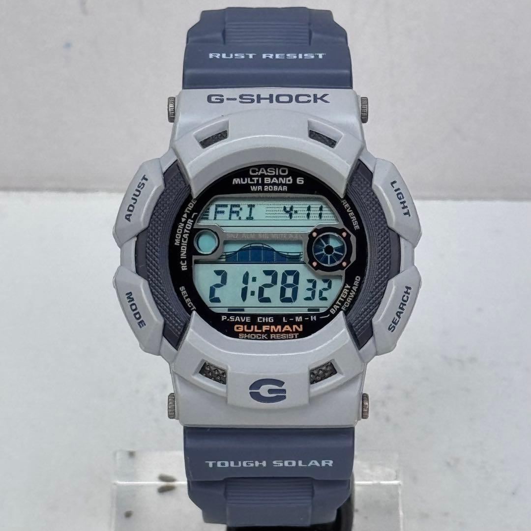 極美品 G-SHOCK GW-9110ER ガルフマン 電波ソーラー ネイビー - メルカリ