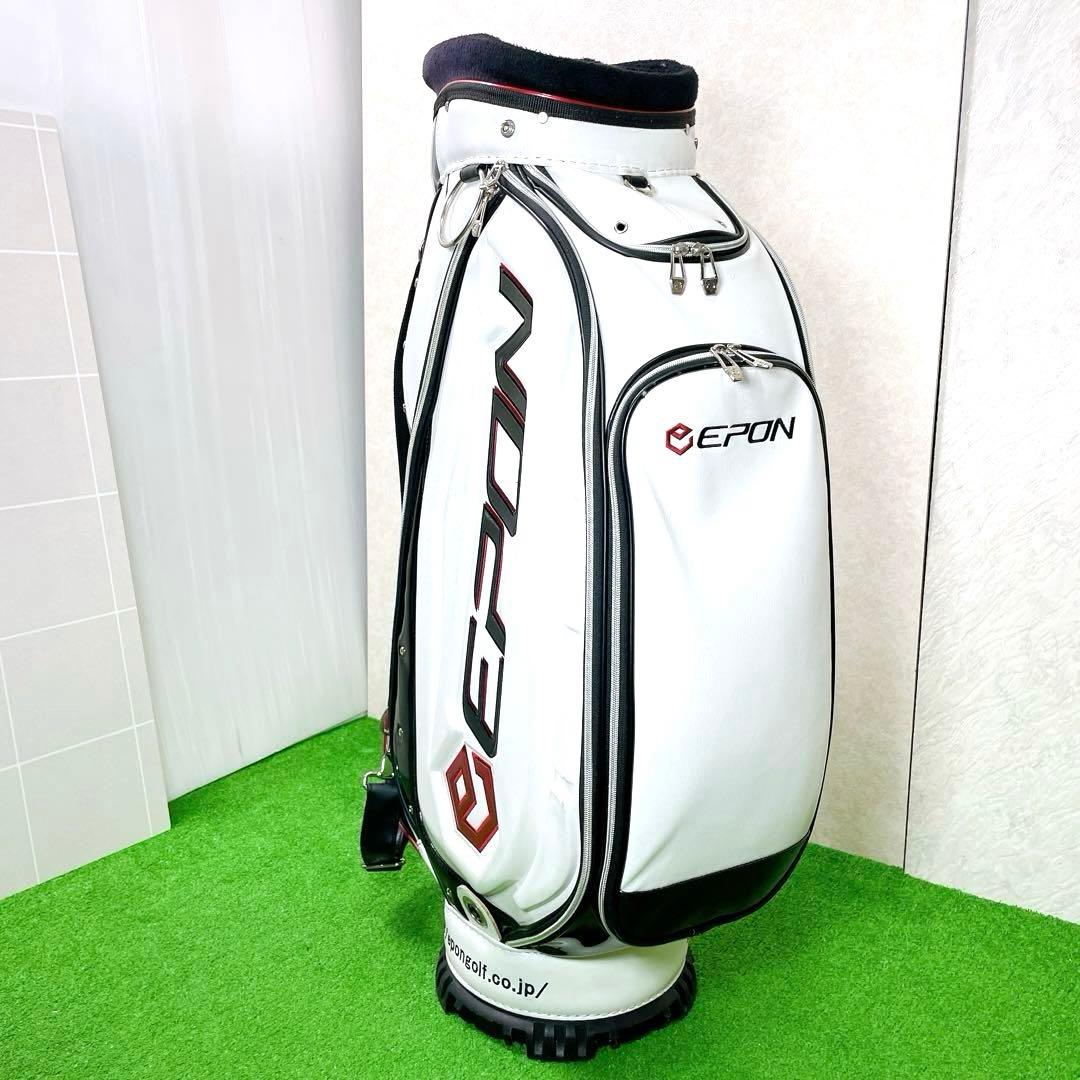 200セット限定！高級3点式 エポン 限定ツアーモデル キャディバッグ