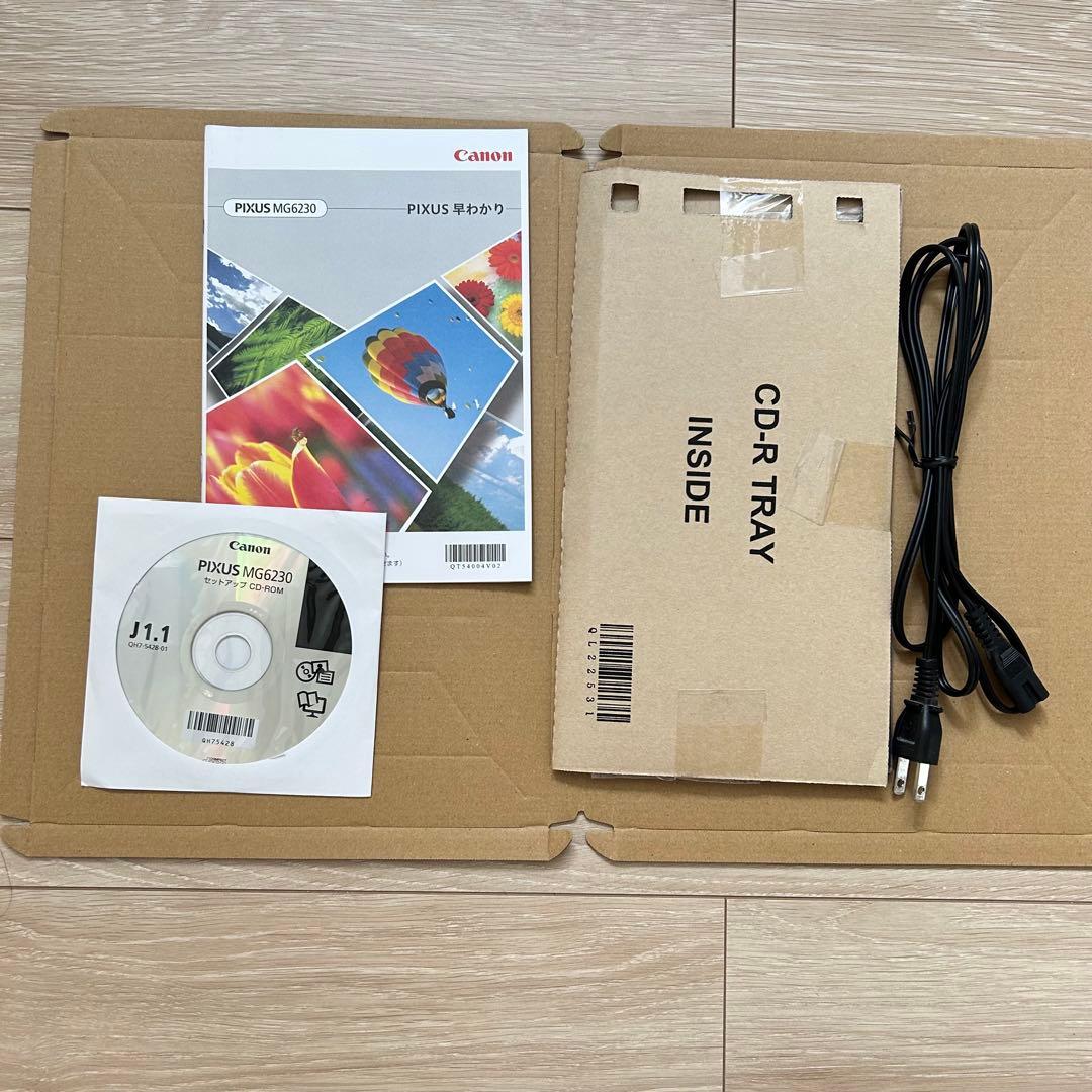 Canon PIXUS MG6230 純正インク6色付／動作確認済／付属品あり
