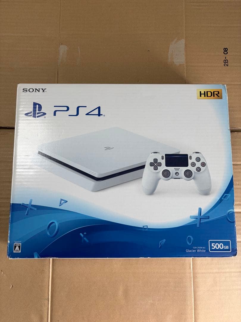 中古 PS4 本体 CUH-2100AB02 500GB ホワイト - メルカリ