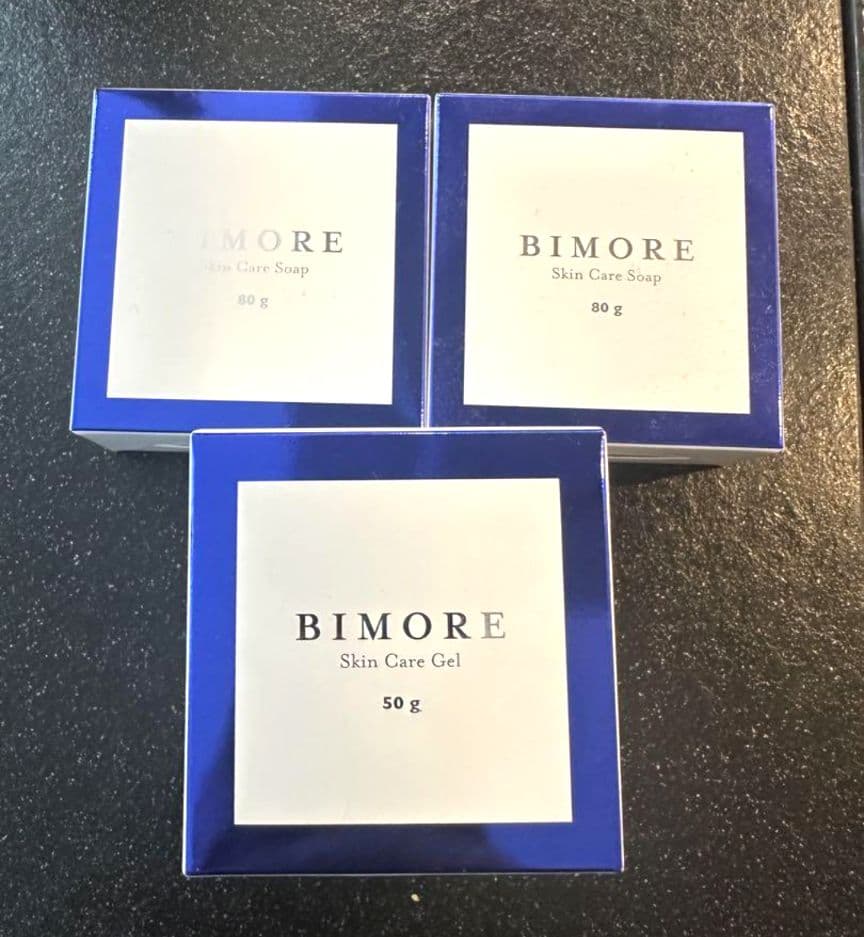 【新品・破格】BIMORE スキンケアジェル スキンケアソープ2個 3点セット BIMORE スキンケアジェル 50g 3個セット BIMORE スキンケアセット