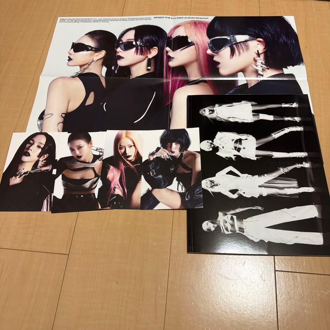 aespa Whiplash BEAT Ver 開封済み 横ポスター トレカなし - メルカリ