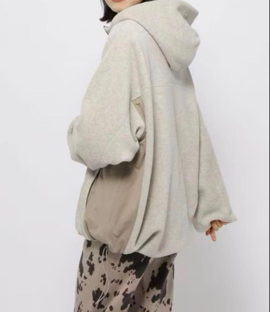 ニコアンド ソフトフリース切り替えZIPパーカー - メルカリ