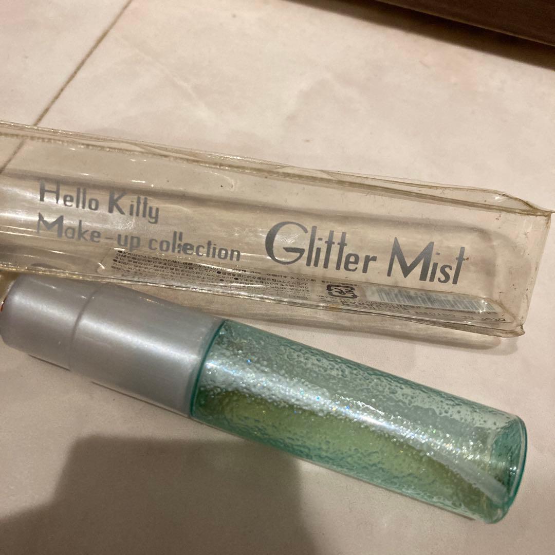 レトロ《2002年 ハローキティ グリッターミスト》当時物 コスメ☆ブルー