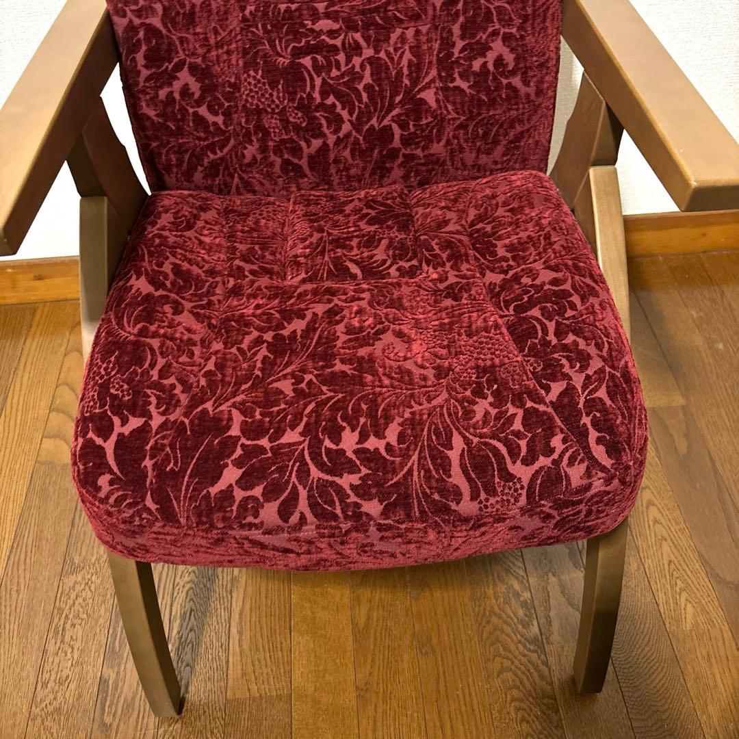 美品】ポスチャーサポートチェア ボルドー ① - メルカリ