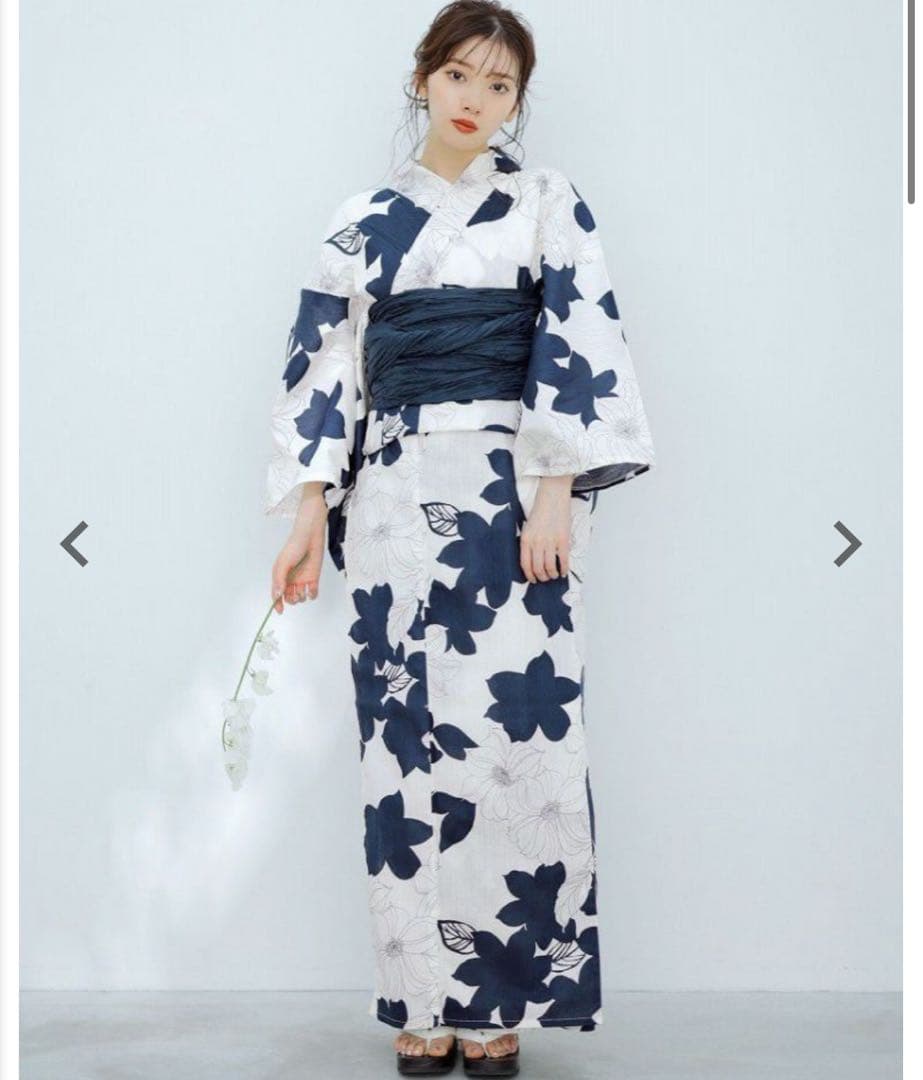 Dita 夕凪の和調古典 浴衣・帯の2点セット 楽天市場】浴衣 5点セット レディース 2025（ゆかた・しわ兵児帯・下駄