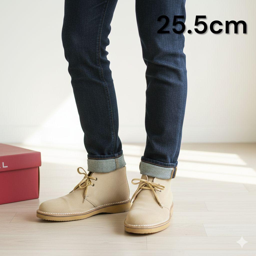 【美品】REGAL リーガル チャッカブーツ 71RR スエード 25.5cm