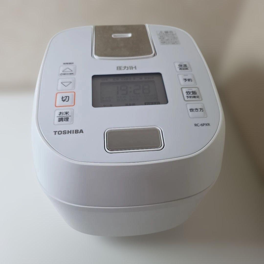 TOSHIBA 圧力IH炊飯器 RC-6PXR Amazon | 東芝(TOSHIBA) 炊飯器 3.5合 圧力IHジャー炊飯器 一人暮らし