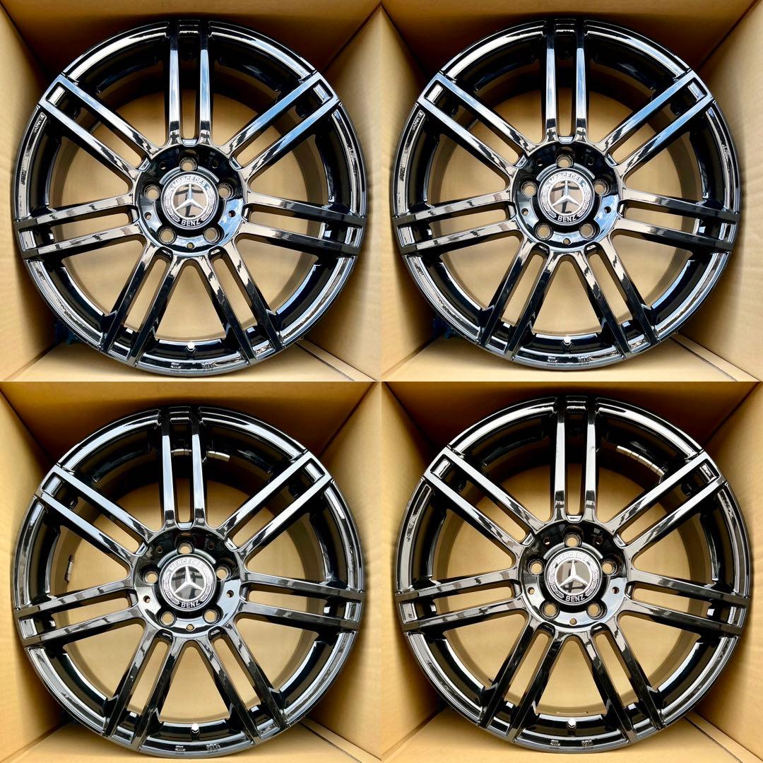 ベンツ Aクラス Bクラス CLA ユーロテック　ホイール18インチ4本 メルセデスベンツ AMG Aクラス純正 18インチ 7.5J +52 5H112 CLA B