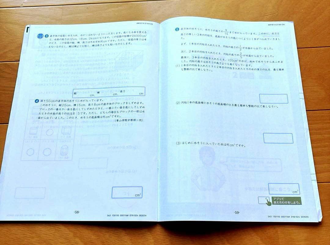 Z会 中学受験 小6 算数 エブリスタディ アドバンスト トータル指導 1年