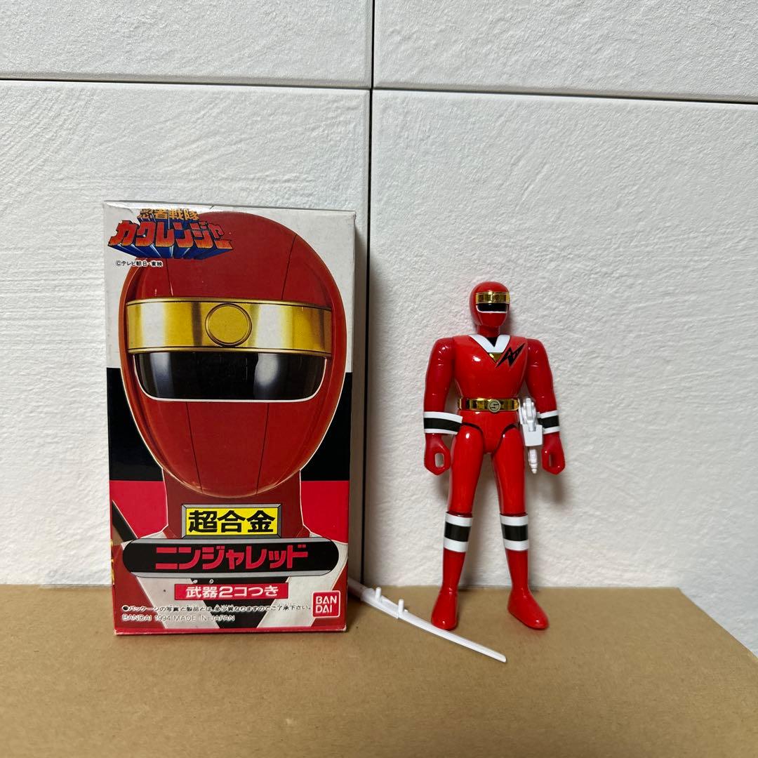 超合金忍者戦隊カクレンジャーニンジャレッド(武器2個つき) - メルカリ
