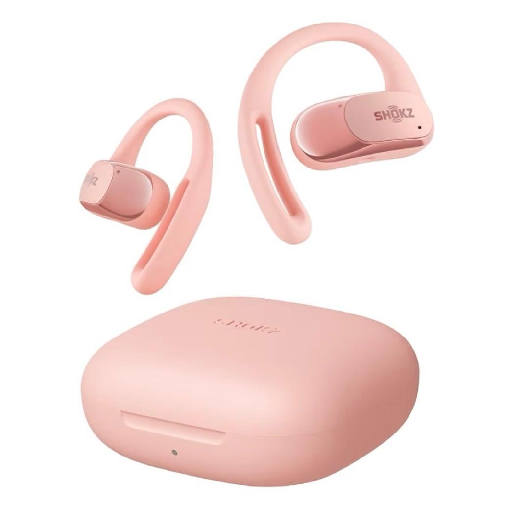 Shokz (ショックス) OpenFit Air ピンク Shokz OpenFit Air Open-Ear True Wireless Earbuds in Pink