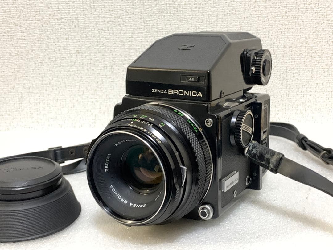 フィルムカメラ zenza bronica ETR ZENZANON MC 1:2.8 75 Yahoo!オークション - ZENZA BRONICA ETR + ZENZANON MC 1 2.8 f=75mm