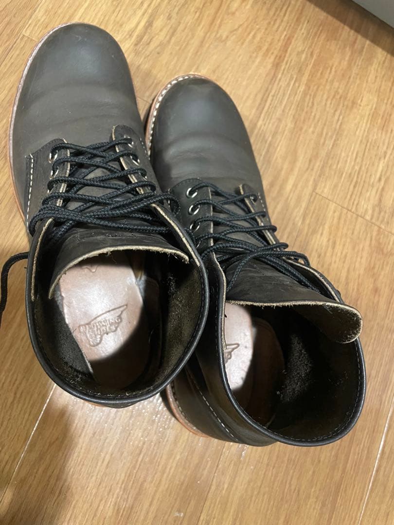 レッドウィング 8190 チャコール ラフ＆タフ 7.5D ブラックソール