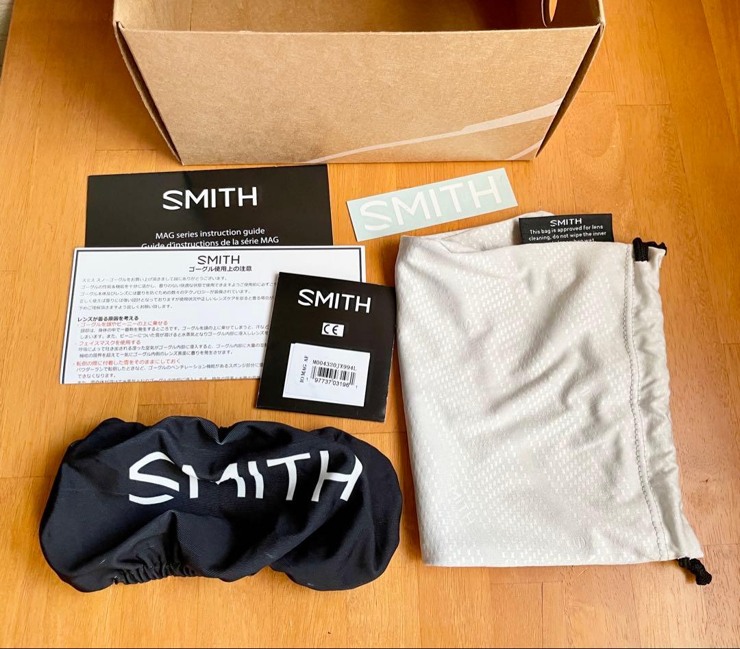 24-25/SMITH スミス　I/O MAG BLACK ゴーグル /調光